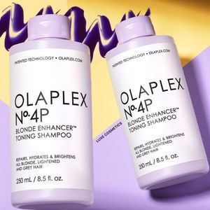 Olaplex No. 4P Blonde Enhancer Toning Shampoo (two-pack bundle)